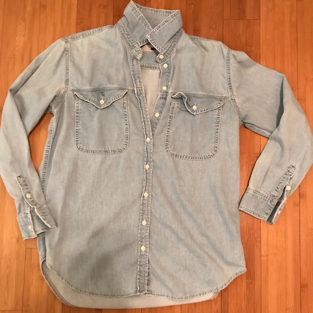 Topshop denim shirt